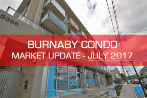 Burnaby condo market update for July 2017